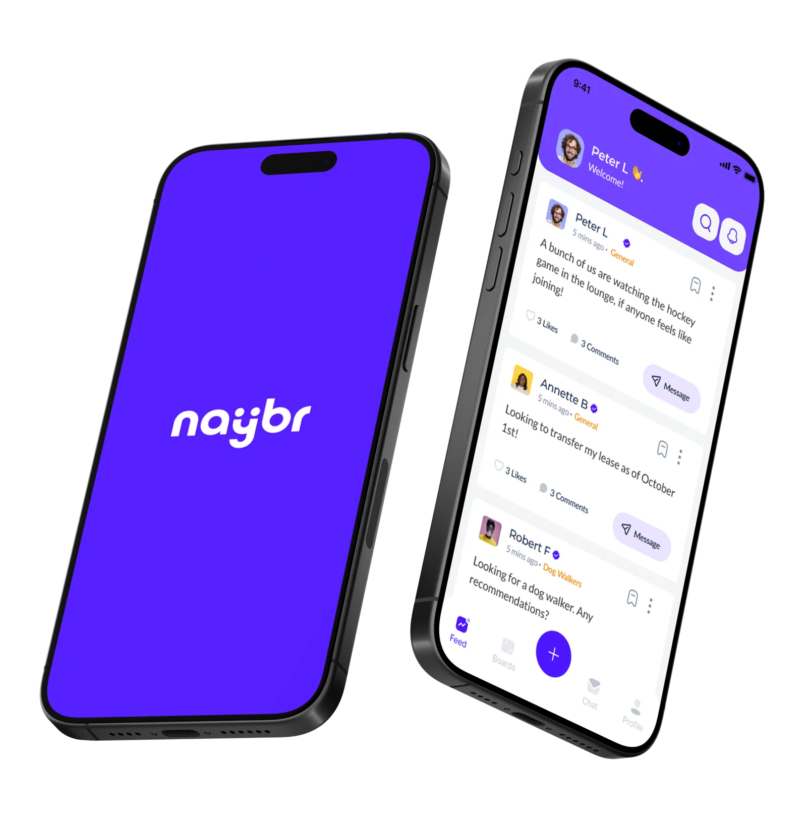 Naybr App Interface